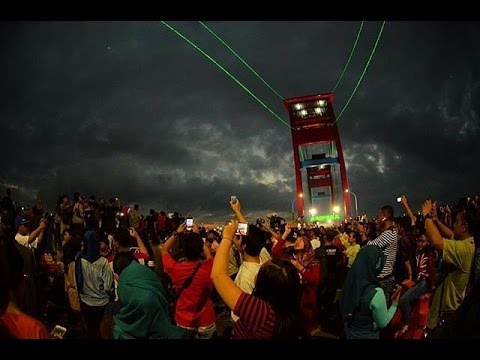 Merinding Lihatnya! Detik-detik Gerhana Matahari Total di Palembang - Total Solar Eclipse 2016