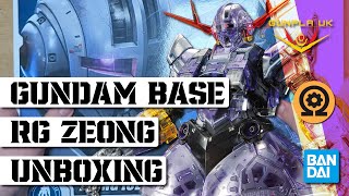 A Gift from GunplaUK - Gundam Base RG Zeong Unboxing