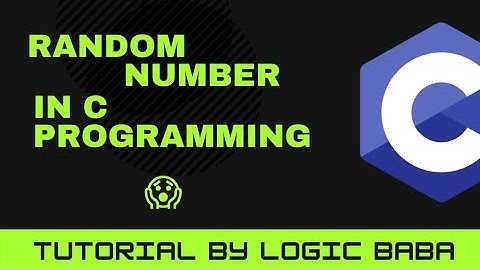 C program to generate random number tutorial in Hindi