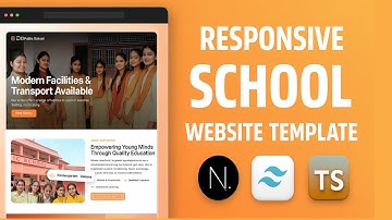 Complete Responsive Education School Website Using ReactJS + Tailwind + Framer Motion ⚡️