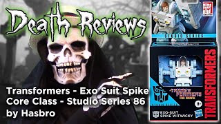 Death Reviews: Exo Suit Spike Witwicky - Core - Studio Series 86