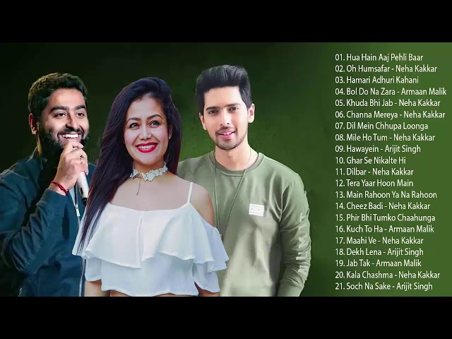 Best Songs Hindi Playlist 2019 - INDIAN HEART TOUCHING SONGS - अरमान मलिक, नेहा कक्कर, अरिजीत सिंह class=