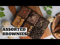 Assorted walnut brownies  eggless