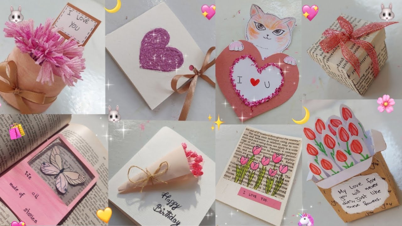 10 DIY cute paper crafts ideas for bff //💖amazing paper gifts for bff ...