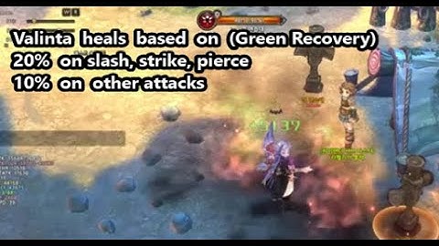 [request] quick show: valinta HP recovery - Tree of Savior