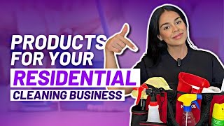 cleaning business supplies : residential