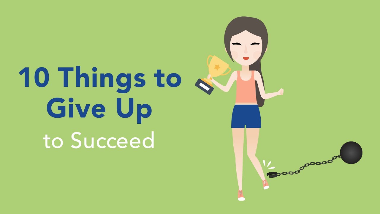 10 Things to Give Up to Succeed | Brian Tracy - YouTube