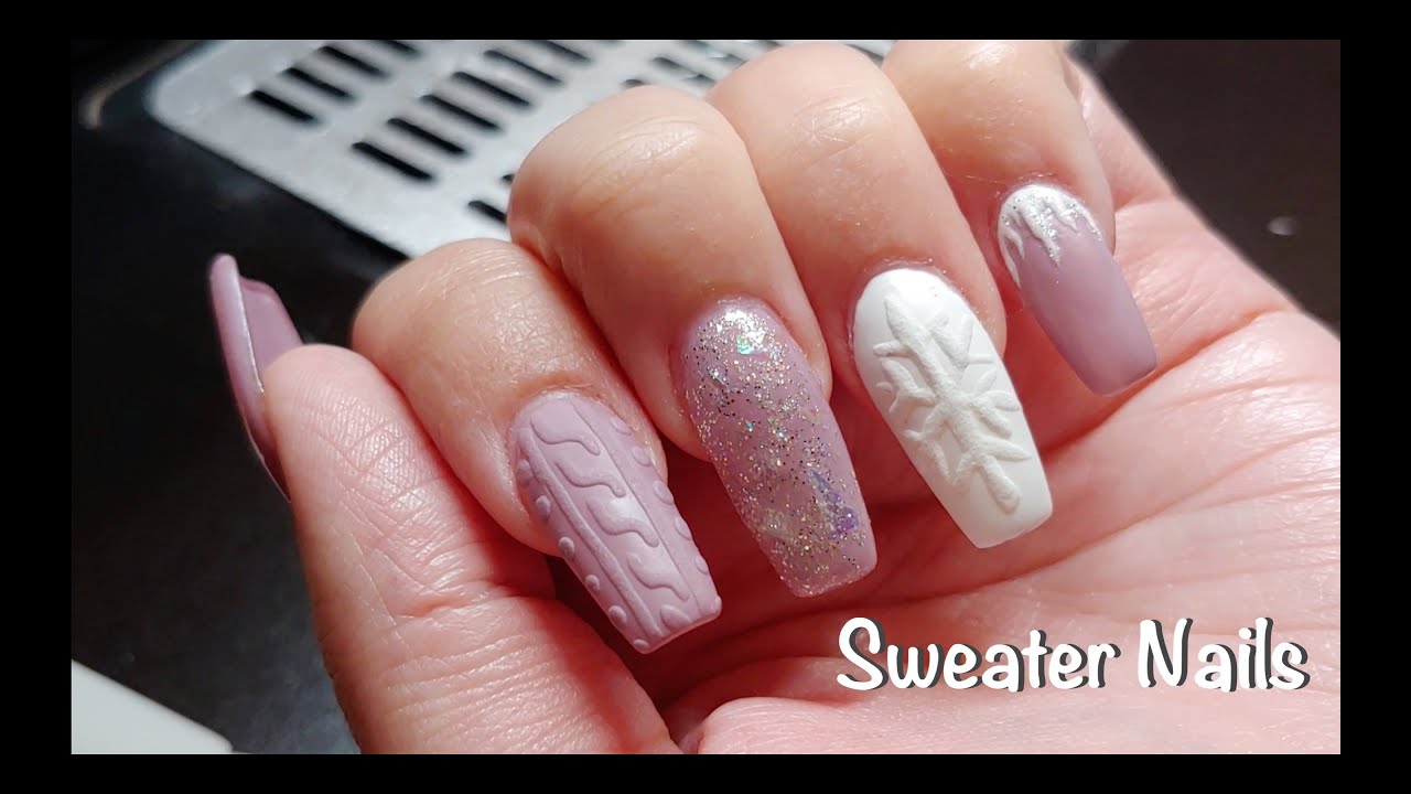 4. "Cozy Sweater Nail Art" - wide 3