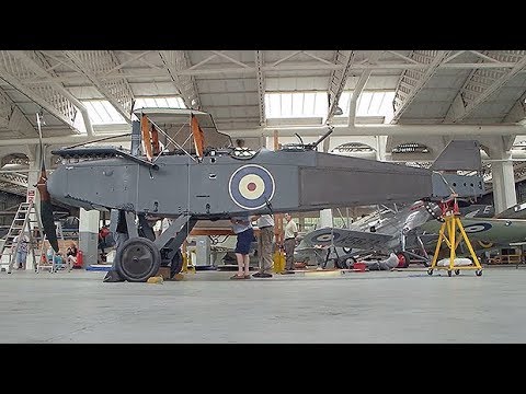 100 YILLIK UÇAK BİR KEZ DAHA UÇACAK 1 Haberler Historic World War One Airco DH9 bomber restored to former glory