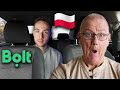 I practiced speaking Polish with taxi Drivers