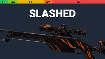 SSG 08 Slashed - Skin Float And Wear Preview