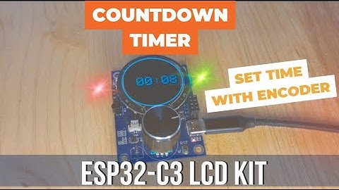 ESP32-C3 LCD Kit – RGB LED Countdown Timer Visual Programming
