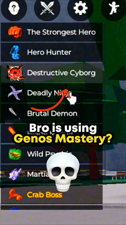 I Got GENOS MASTERY? 💀 #thestrongestbattlegrounds #tsb #tsbg #opm #genos #roblox