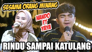 Rindu sampai ka tulang - David Iztambul feat Fauzana (Live Ngamen) Nnado Ft. Yaya