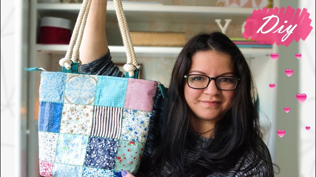 Bolso tela DIY, Reciclamos y Yuyi's Creations -