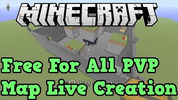 Minecraft Xbox 360 PS3 Creative Creation - 1v1v1v1 Map