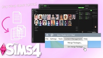 you NEED to do this in the Sims 4! [run your game faster!] merged files tutorial