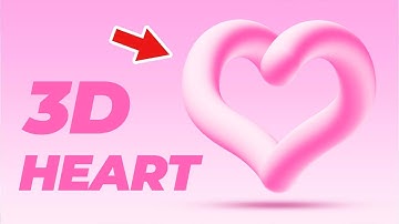 Create 3d Heart In Photoshop