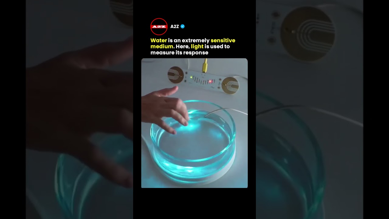 How Your Body’s Electric Field Makes Water Glow