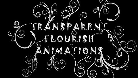 Flourish Swirls Animations for Video
