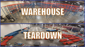 Full Warehouse Racking Teardown - Time Lapse | Logic MH