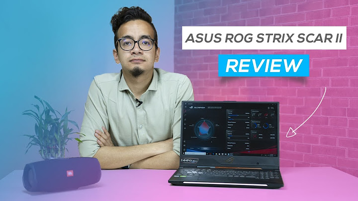 Review asus rog strix scar ii