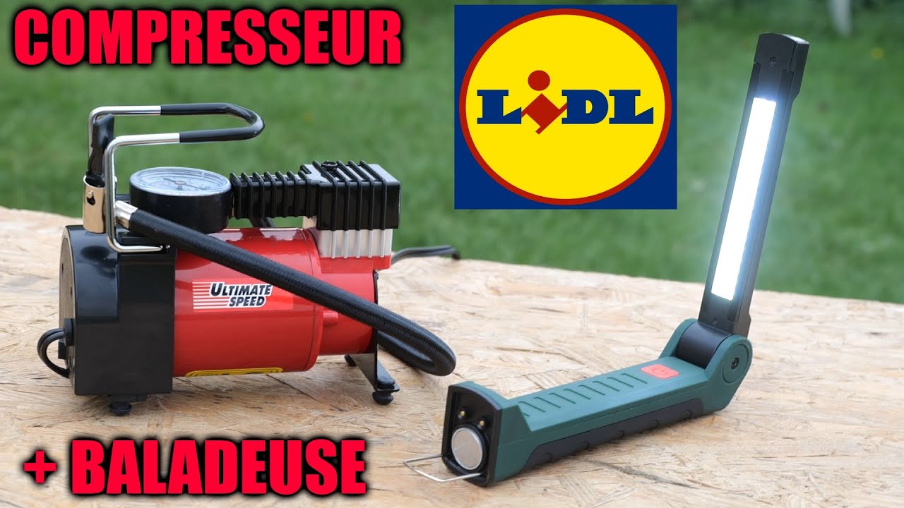 Bon plan Lidl : Mini-compresseur 12V pas cher (14,99€)