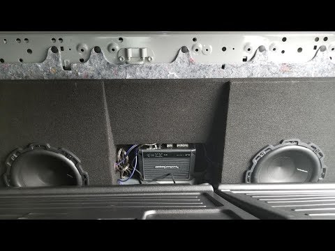 2018 Toyota Tacoma Subwoofer Install - YouTube