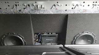 2018 Toyota Tacoma Subwoofer Install