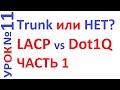 Транки Etherchannel,LACP, PAgP и 802.1Q, агрегирование каналов