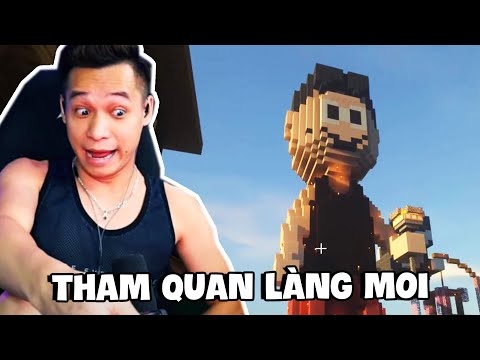 (Minecraft) Tham quan Làng Moi sau 1 tuần mở cửa và cái kết gặp ngay mô hình Mixi siêu to khổng lồ.