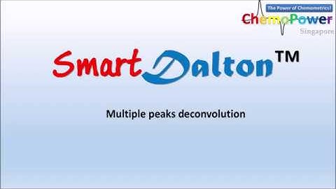 Multiple peaks deconvolution - SmartDalton™