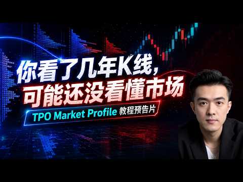 教程预告 | TPO Market Profile | 你看了几年K线，可能还没看懂市场的价值区｜#社区免收费 · 官方视频封面