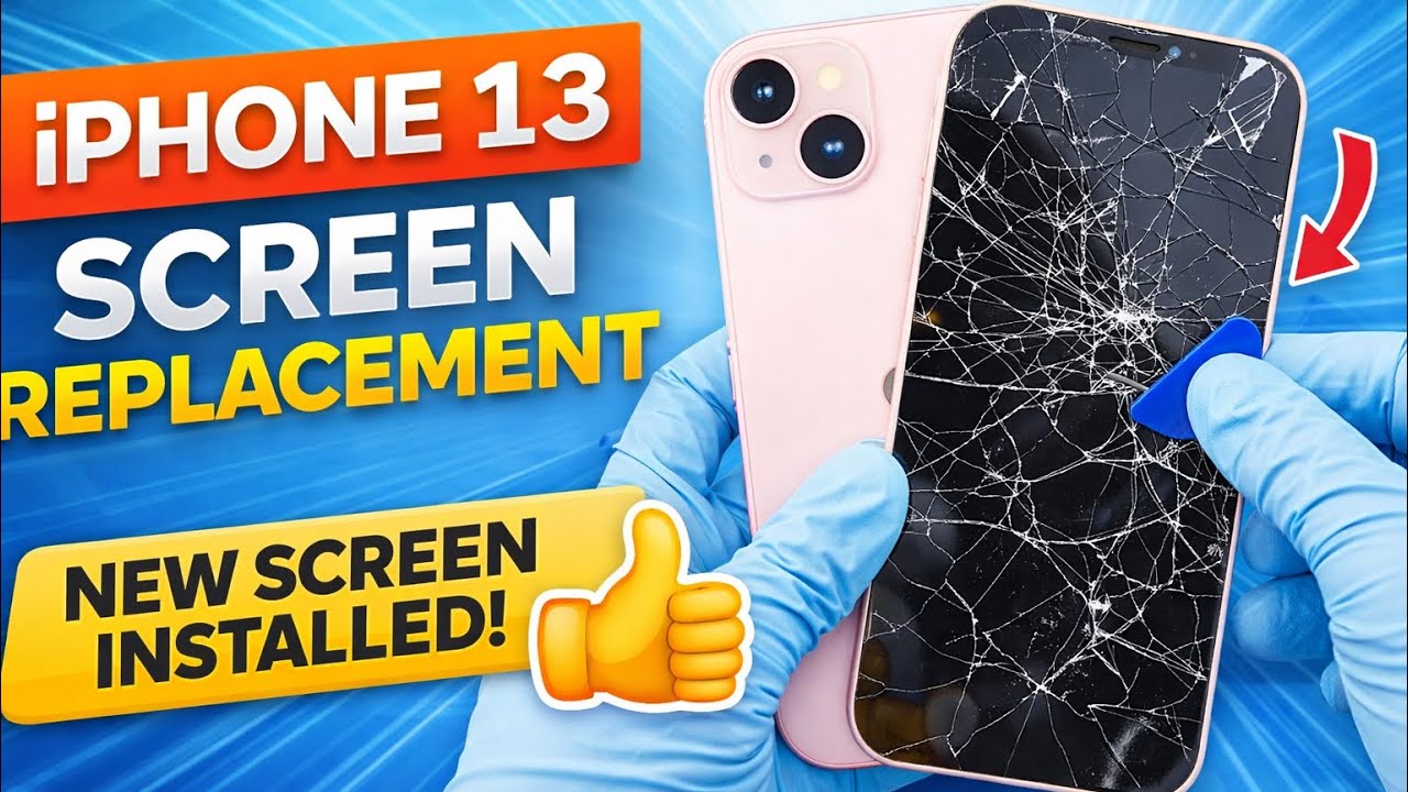 iPhone 13 Screen Replcement – Step-by-Step (Complete Tutorial)🛠️📲