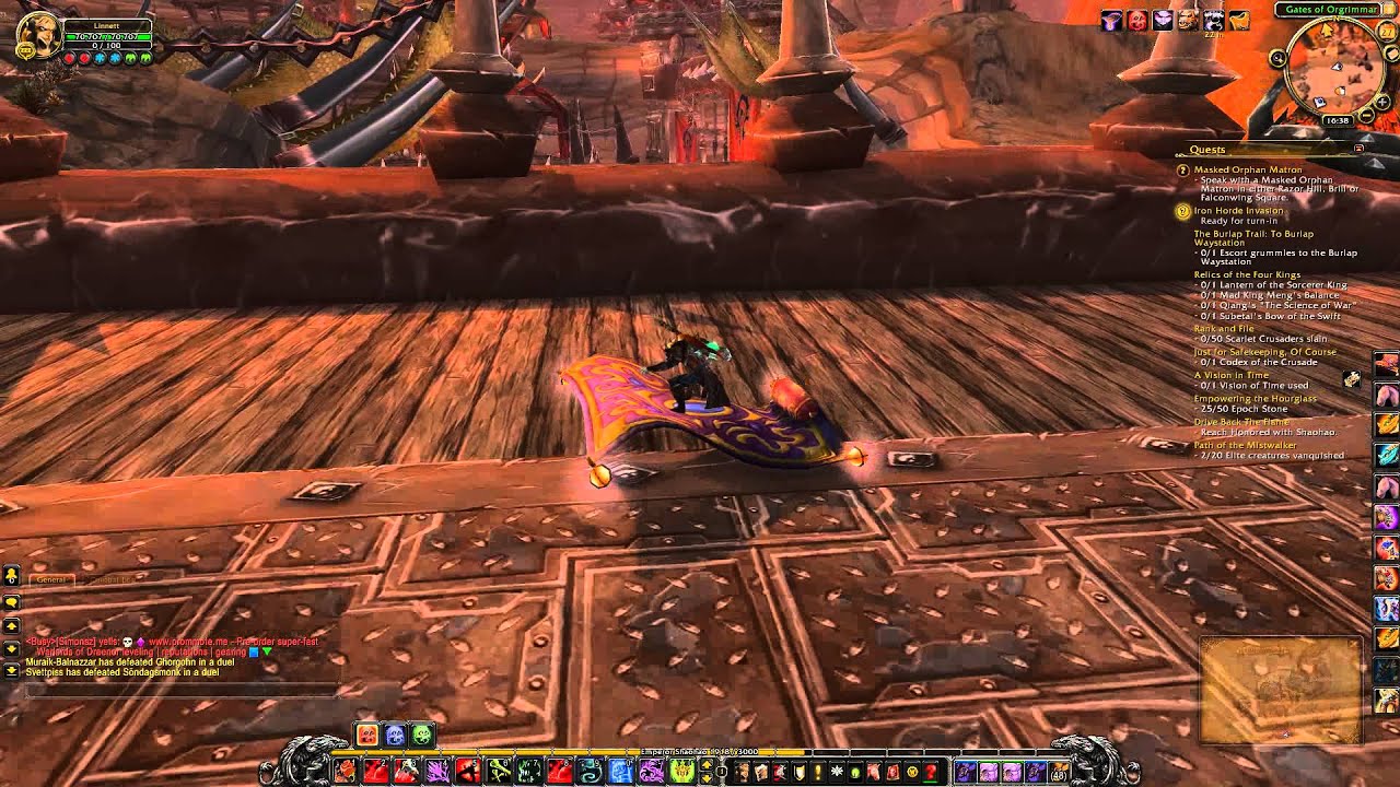 How To Get Flying Carpet In WoW WotLK Classic - GINX TV