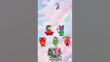 Inside Out 3 VS Smiling Critters pass the IQ test - Inside Out Animation #shorts #insideout