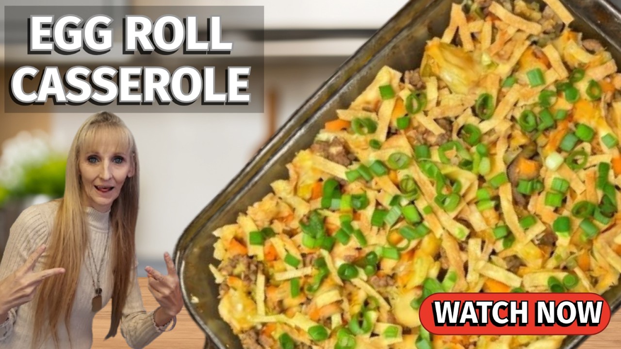 EGG ROLL CASSEROLE | LOW CARB |FREEZER FRIENDLY |MEAL PREP | BUDGET MEAL