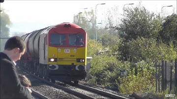 Super Tug 60007 on 6B33 @ Didcot 15/10/11