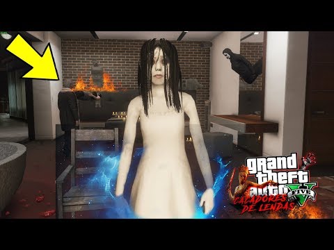 A LENDA DO FANTASMA VINGATIVO!! GTA 5 Caçadores de lendas