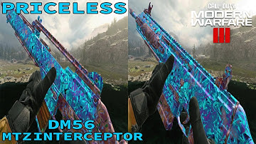 UNLOCKING PRICELESS ON THE DM56 & MTZ INTERCEPTOR! - COD MW3 MULTIPLAYER