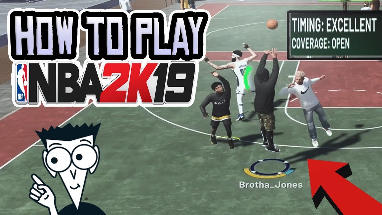 how to play nba 2k19 park for dummies.. (100 WORKING ft STRETCH BIGS