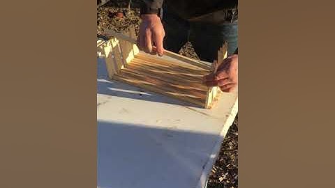 Langstroth medium frame assembly from Mann lake bee supplies