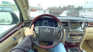 LEXUS LX570 3UR-FE! ФУНДАМЕНТАЛЬНЫЙ И НЕУЯЗВИМЫЙ.ТЕСТ-ДРАЙВ.