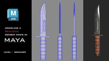 Modeling a Combat Knife in Maya