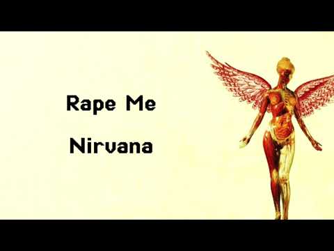 NIRVANA | RAPE ME ( SONG LYRICS ) #nirvana