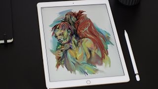 ipad pro digital painting artwork