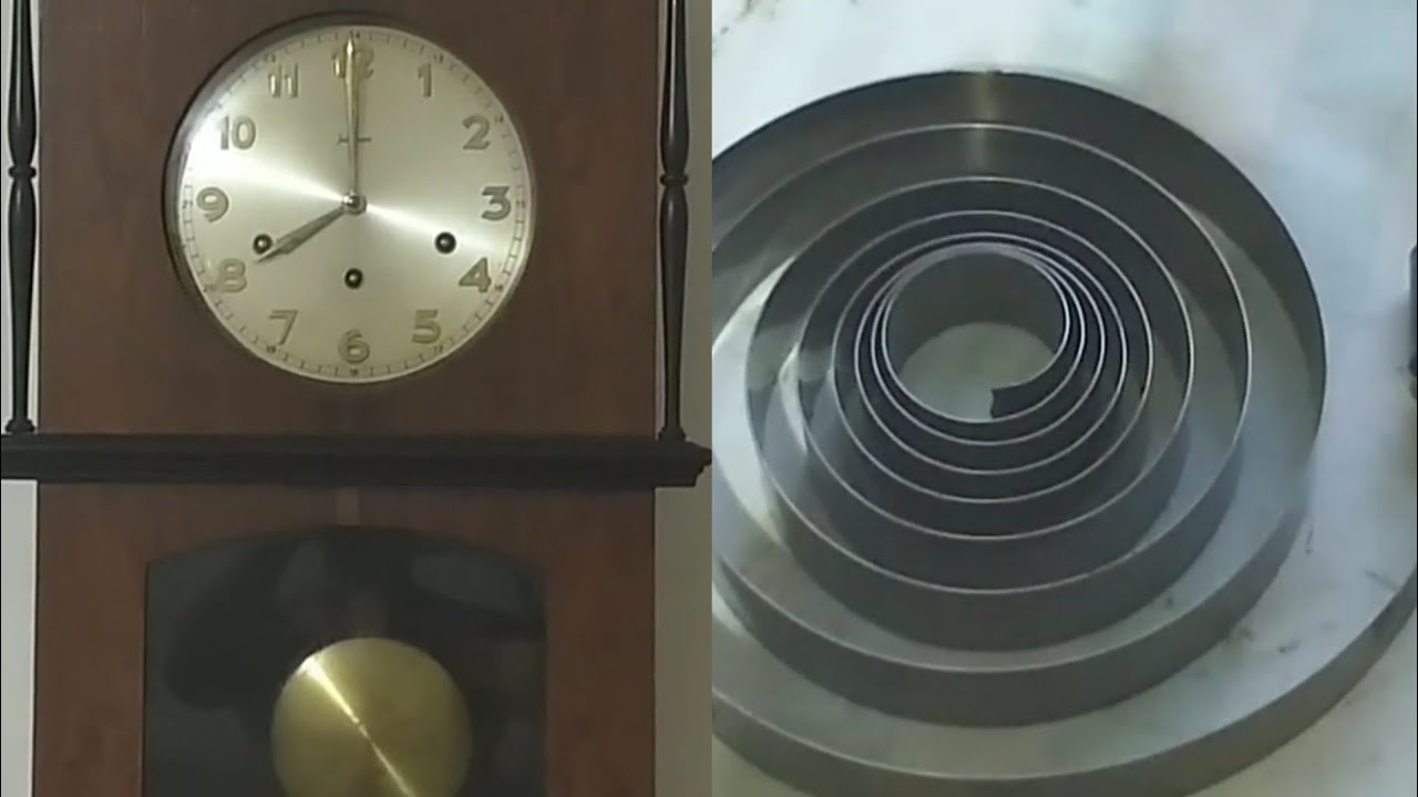 relógio carrilhão junghans , como trocar a corda