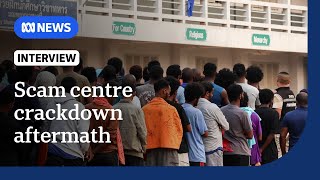 Thousands in limbo on Thai-Myanmar border after scam centre crackdown | The World | ABC NEWS