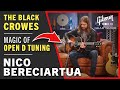 Nico bereciartua on joining black crowes  magic of open d tuning with slide lesson