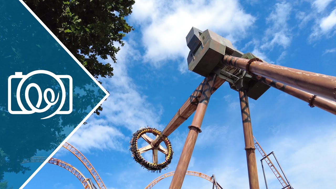 Sledge Hammer (Giant Frisbee) @ Bobbejaanland 2021 - 2,7K (Full HD) Onride / POV Video